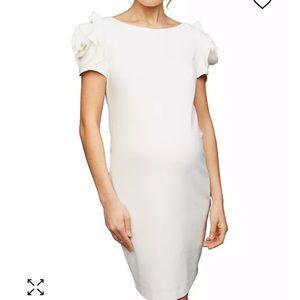 White maternity dress By Pietro Brunelli